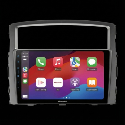 SPH-PF97BT met Mitsubishi Montero 2007 Montageframe Foto van SPH-PF97BT met Mitsubishi Montero 2007 Montageframe