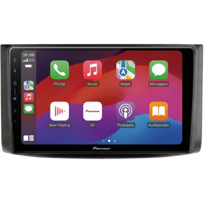 SPH-PF97BT met Chevrolet Aveo 2005 Montageframe Foto van SPH-PF97BT met Chevrolet Aveo 2005 Montageframe