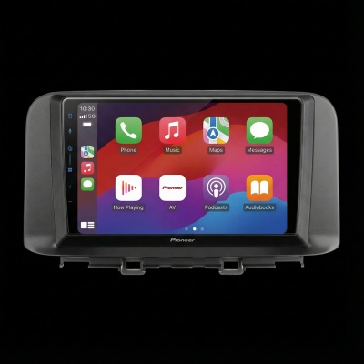 SPH-PF97BT met Hyundai Kona 2018 Montageframe Foto van SPH-PF97BT met Hyundai Kona 2018 Montageframe