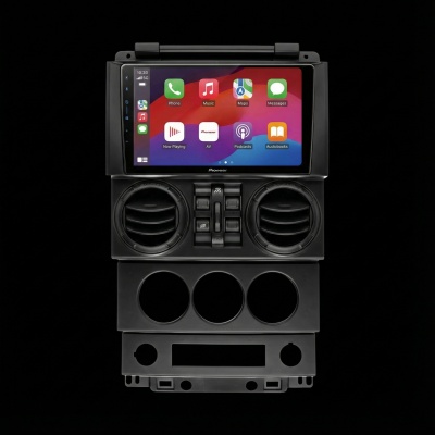 SPH-PF97BT met Jeep Wrangler 2007 4 puertas Montageframe Foto van SPH-PF97BT met Jeep Wrangler 2007 4 puertas Montageframe