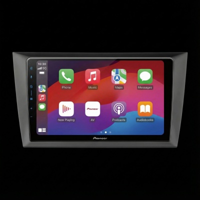 SPH-PF97BT met Volkswagen Golf VI 2008 Montageframe Foto van SPH-PF97BT met Volkswagen Golf VI 2008 Montageframe