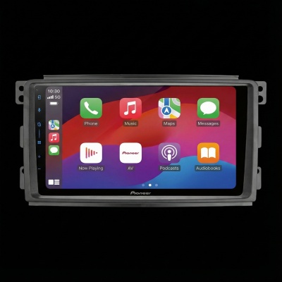 SPH-PF97BT met Smart fortwo 2007 Montageframe Foto van SPH-PF97BT met Smart fortwo 2007 Montageframe