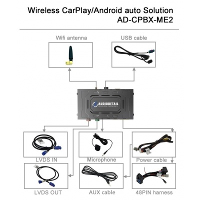 Bild von CPBX-ME2 | Premium CarPlay Box | Mercedes 2011 - 2014 | NTG4.5 / 4.7