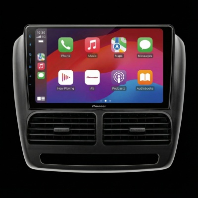 SPH-PF97BT met Fiat Doblo 2010 Montageframe Foto van SPH-PF97BT met Fiat Doblo 2010 Montageframe