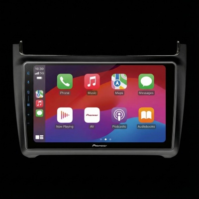 SPH-PF97BT met Volkswagen Polo V 40 pins Montageframe Foto van SPH-PF97BT met Volkswagen Polo V 40 pins Montageframe