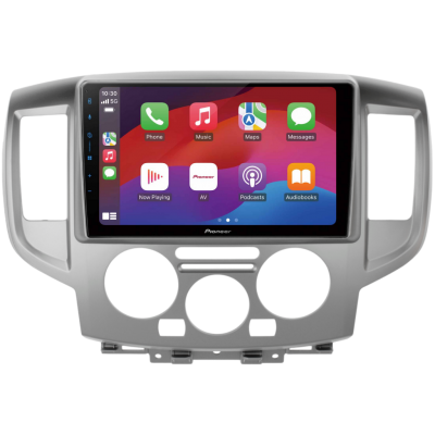 SPH-PF97BT met Nissan NV200 2009 Montageframe Foto van SPH-PF97BT met Nissan NV200 2009 Montageframe