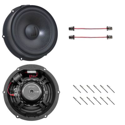Bild von V-180 | VW/Skoda Passgenaues Lautsprecherset | 18 cm | Plug & Play