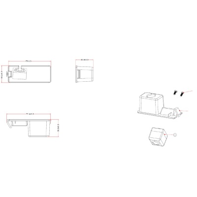 Bild von Rückfahrkamera Griffleiste passend f Ford Edge 2011-