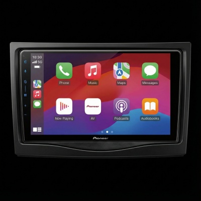 SPH-PF97BT met Toyota RAV4 2006 Pantalla Montageframe Foto van SPH-PF97BT met Toyota RAV4 2006 Pantalla Montageframe