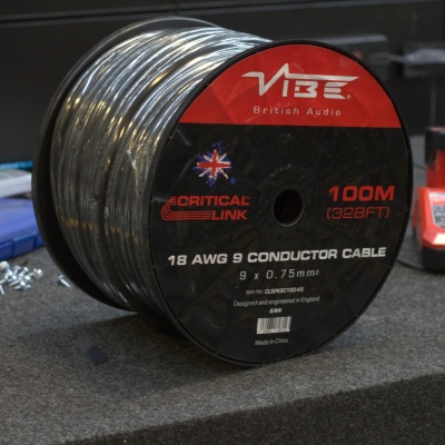 Bild von CLSPK9C100-V5 | 9-adrig 18AWG | 100 Meter | OFC Multi-Core Lautsprecherkabel