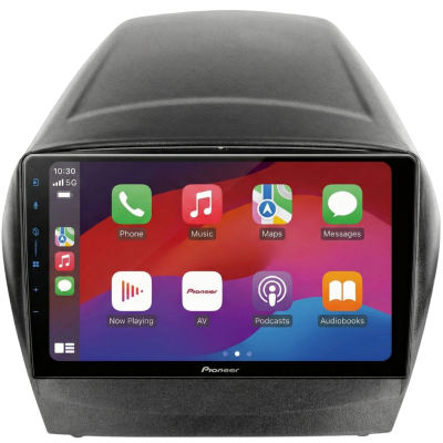 SPH-PF97BT met Hyundai iX35 2010 Montageframe Foto van SPH-PF97BT met Hyundai iX35 2010 Montageframe