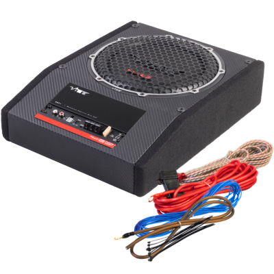 Foto van OPTISOUNDAUTO10A-V4 | Underseat Subwoofer met DSP | 300 Watt RMS | Incl. Gratis Kabelset