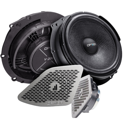 Foto von PRO-Edition T6 | Plug & Play Lautsprecher-Set | 200mm Tieftöner + PRO Hochtöner