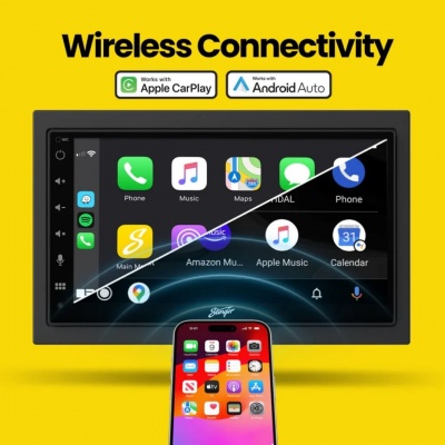 Bild von HORIZON7 | 6,8″ HD-Mediasystem | Kabelloses CarPlay & Android Auto | Bluetooth | DAB+ | 2-DIN