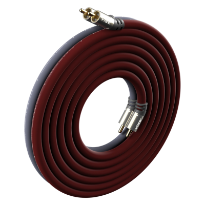 Foto van CVENRCA5.5M-V5 | 5.5 Meter RCA Kabel | OFC | Triple Shielding | Twist Lock