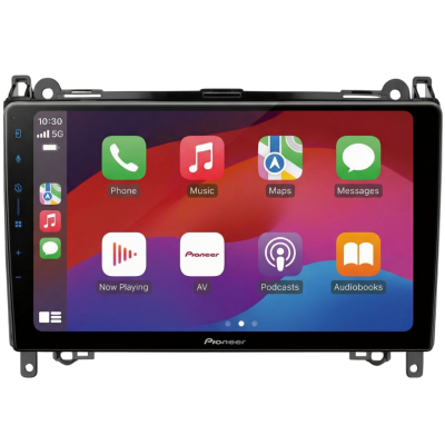 SPH-PF97BT met Mercedes Vito W447 Montageframe Foto van SPH-PF97BT met Mercedes Vito W447 Montageframe