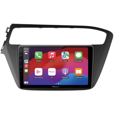 SPH-PF97BT met Hyundai I20 2018 Montageframe Foto van SPH-PF97BT met Hyundai I20 2018 Montageframe