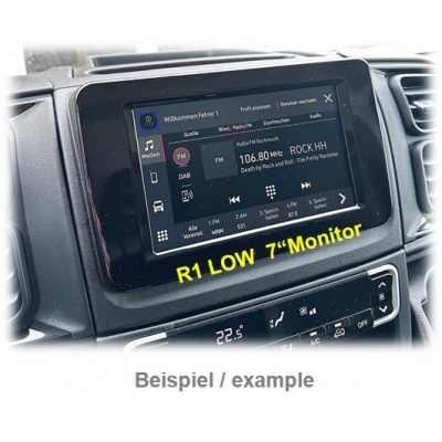 Bild von Rückfahrkamera AHD 720p mit Fakra für 7 Zoll R1LOW im Fiat Ducato 8