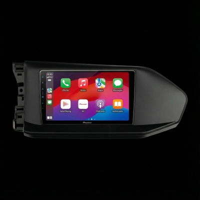 SPH-PF97BT met Volkswagen Caddy 2020 Montageframe Foto van SPH-PF97BT met Volkswagen Caddy 2020 Montageframe