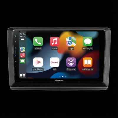 SPH-PF97BT met Renault Trafic 2001 Montageframe Foto van SPH-PF97BT met Renault Trafic 2001 Montageframe