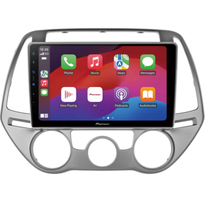 SPH-PF97BT met Hyundai I20 2012 Aire Acon. Montageframe Foto van SPH-PF97BT met Hyundai I20 2012 Aire Acon. Montageframe