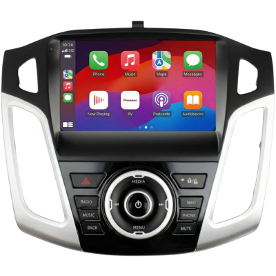 SPH-PF97BT met Ford Focus III Restyling Montageframe Foto van SPH-PF97BT met Ford Focus III Restyling Montageframe