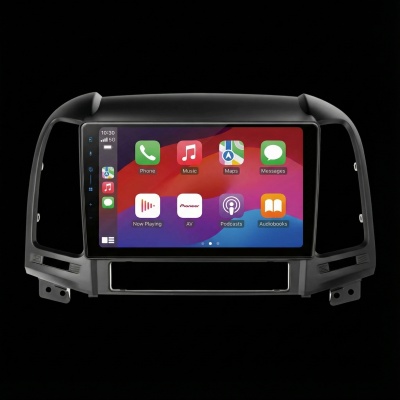 SPH-PF97BT met Hyundai Santa Fe 2007 Montageframe Foto van SPH-PF97BT met Hyundai Santa Fe 2007 Montageframe