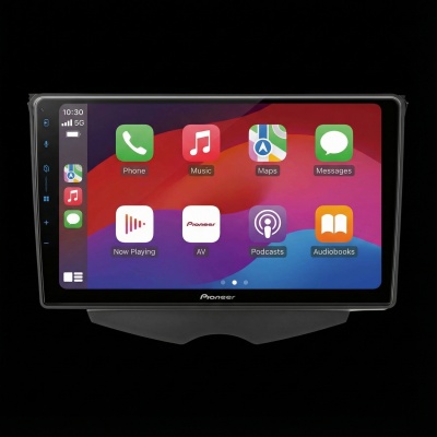 SPH-PF97BT met Hyundai Veloster 2011 Montageframe Foto van SPH-PF97BT met Hyundai Veloster 2011 Montageframe