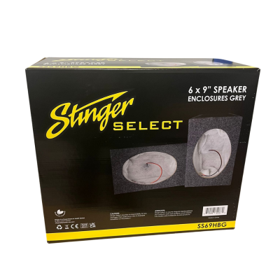 Afbeelding van Universele MDF Luidsprekerbehuizing 6 x 9 - Robuuste Speaker Behuizing & Kistje - Grijs