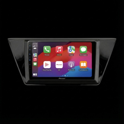 SPH-PF97BT met Volkswagen Touran 2016 Montageframe Foto van SPH-PF97BT met Volkswagen Touran 2016 Montageframe