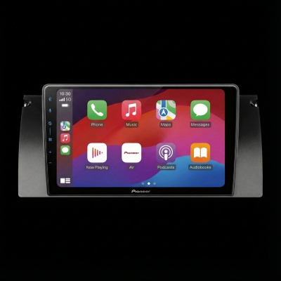 SPH-PF97BT met BMW Serie 5 (E39) X5 (E53) Montageframe Foto van SPH-PF97BT met BMW Serie 5 (E39) X5 (E53) Montageframe