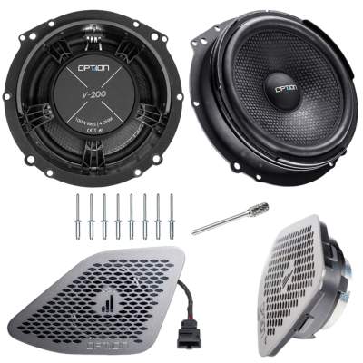 Bild von PRO-Edition T6 | Plug & Play Lautsprecher-Set | 200mm Tieftöner + PRO Hochtöner