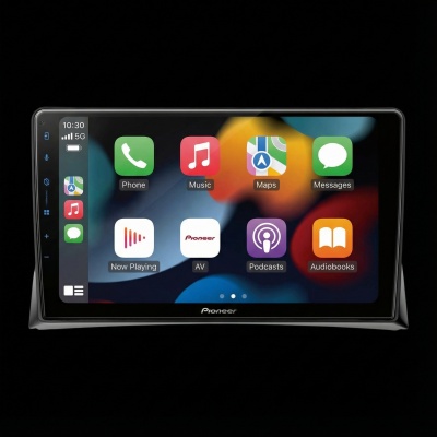 SPH-PF97BT met Volkswagen Multivan T5 2009 Montageframe Foto van SPH-PF97BT met Volkswagen Multivan T5 2009 Montageframe