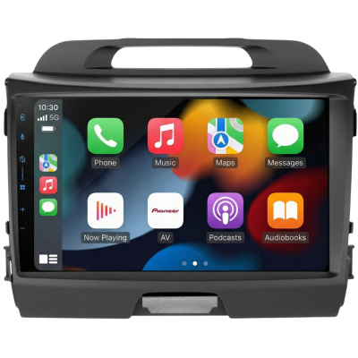 SPH-PF97BT met Kia Sportage 2010 24+18pins Montageframe Foto van SPH-PF97BT met Kia Sportage 2010 24+18pins Montageframe