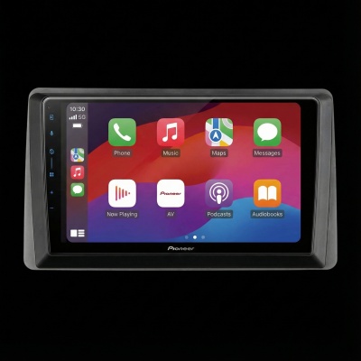 SPH-PF97BT met Dacia Duster 2019 Montageframe Foto van SPH-PF97BT met Dacia Duster 2019 Montageframe