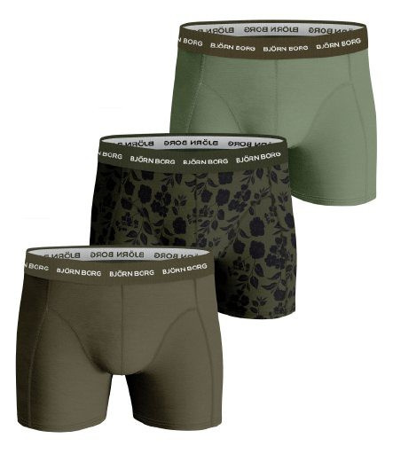 Bjorn Borg 3-Pack katoenen boxershorts in een mooie elastische katoenen  kwaliteit.