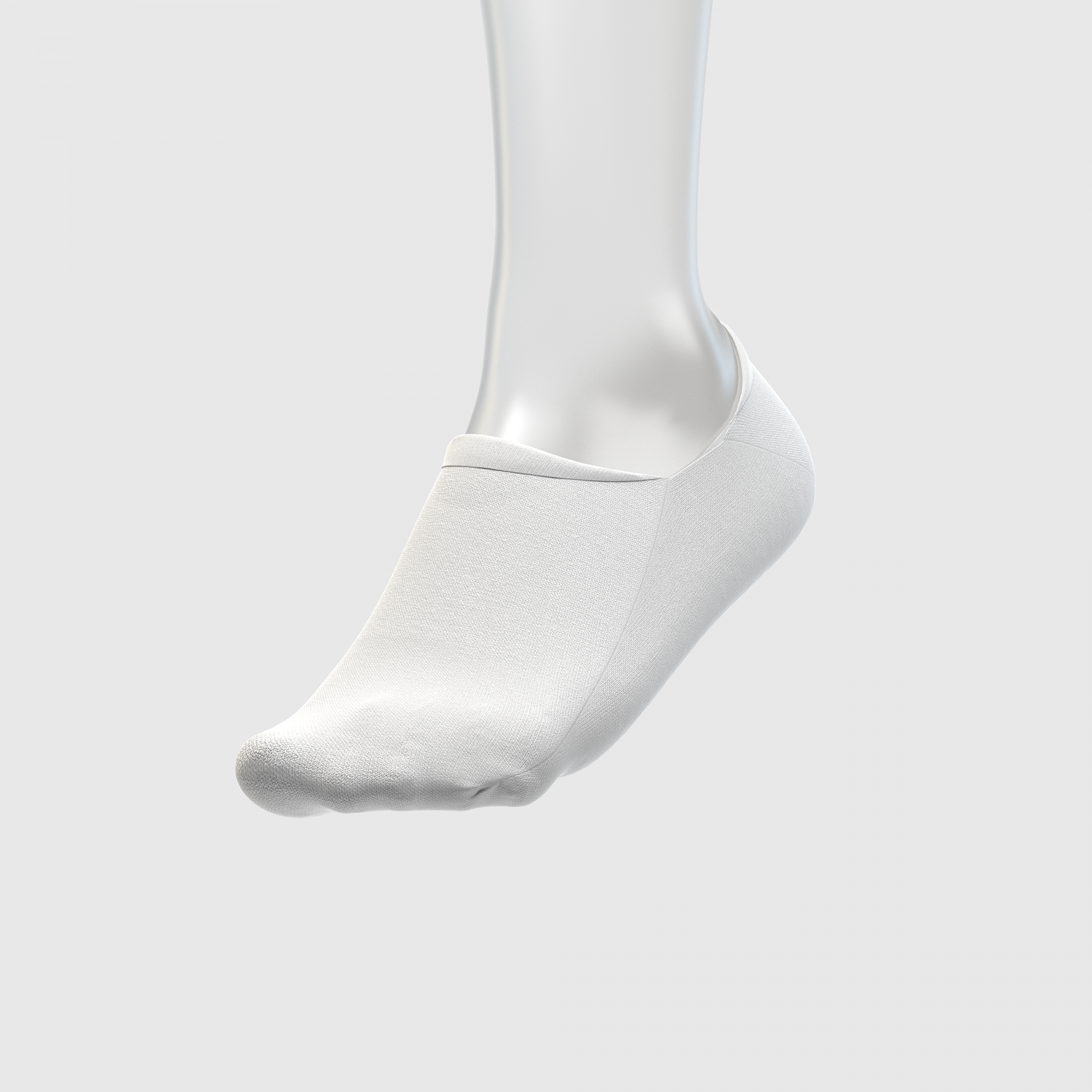 De sneakersok die blijft zitten, naadloos is en op duurzame wijze  geproduceerd.