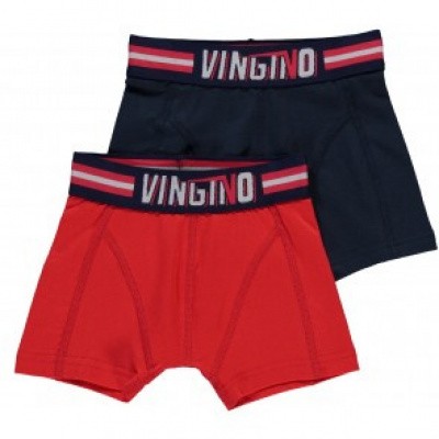 Vingino 2-Pack jongens boxershort van elastisch katoen