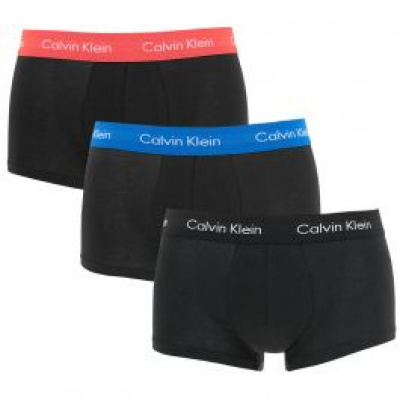 Calvin Klein Cotton Stretch Low Rise Heren boxer Trunk 3-Pack Seizoenskleur