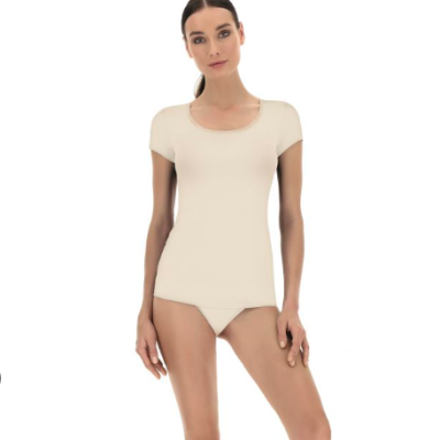 Foto van Oroblu dames T-Shirt uit de Perfect Line serie VOBT01593 Powder
