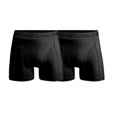 Foto van Muchachomalo 2-Pack Microfiber herenboxers ZWART Microfib1010-10