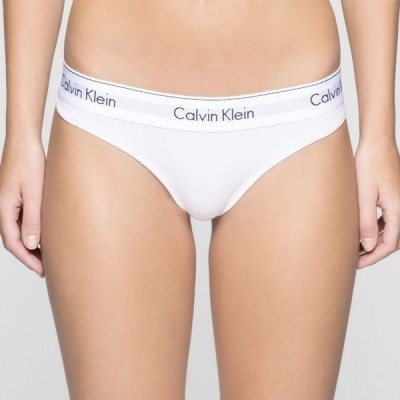 Foto van Calvin Klein Modern Cotton String WHITE 0000F3786E-100 NOS