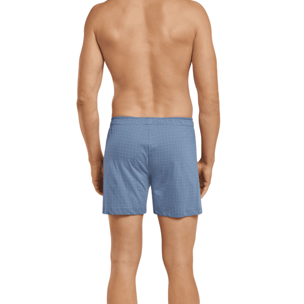 Schiesser wijde boxershort van tricot katoen met printje