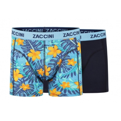 Zaccini heren onderbroek 2 pack Tropische bloemenprint