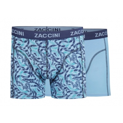 Zaccini heren onderbroek 2 pack Blue Breeze