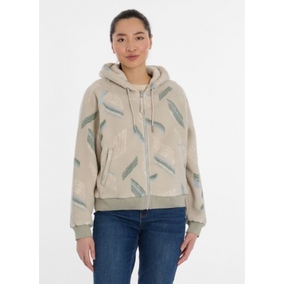 Ragwear Teddy fleece vest Taliana print dames
