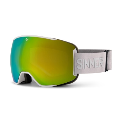 Sinner Snowflake skibril-goggle + extra lens