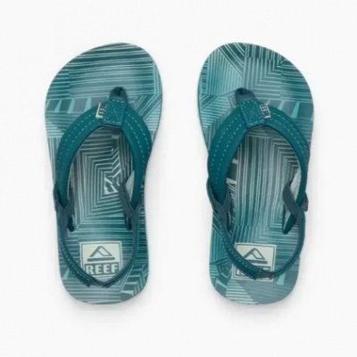 Reef Little Ahi Jongens Slippers Sage