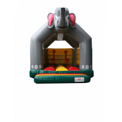 Luchtkussen / springkussen olifant 5 x 5,5 x 4,4 meter. incl blower Luchtkussen / springkussen olifant 5 x 5,5 x 4,4 meter. incl blower