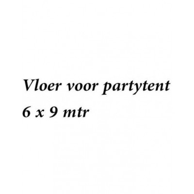 Vloer voor partytent 6 x 9 meter Vloer voor partytent 6 x 9 meter